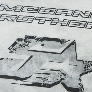 Concert Outfit High Street Hip-Hop Patchwork Long-Sleeved T-Shirt