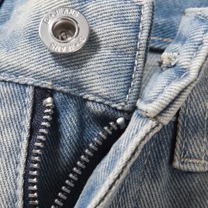 Concert Outfit High Street Hip-Hop Zipper Straight Jeans