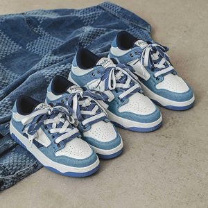 Concert Outfit High Street Hundreds With Casual Slip-On Shoes Couple Models