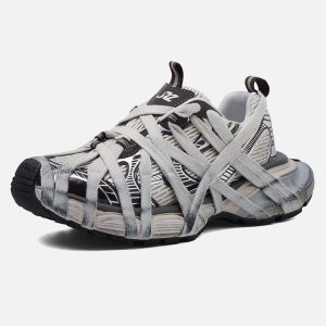 Concert Outfit High Street Lace-Up Casual Sneakers