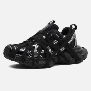 Concert Outfit High Street Lace-Up Casual Sneakers