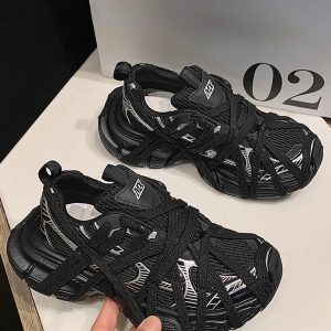 Concert Outfit High Street Lace-Up Casual Sneakers