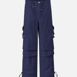Concert Outfit High Street Multi-Pocket Cargo Casual Pants