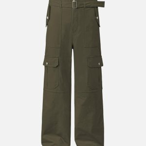 Concert Outfit High Street Pocket Cargo Casual Pants