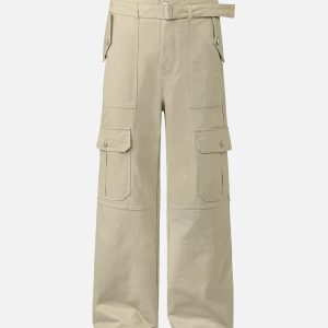 Concert Outfit High Street Pocket Cargo Casual Pants