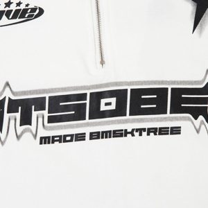 Concert Outfit High Street Racing Long Sleeve Polo Shirt