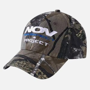 Concert Outfit High Street Retro Camouflage Hat