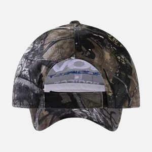 Concert Outfit High Street Retro Camouflage Hat