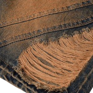 Concert Outfit High Street Ripped Denim Shorts