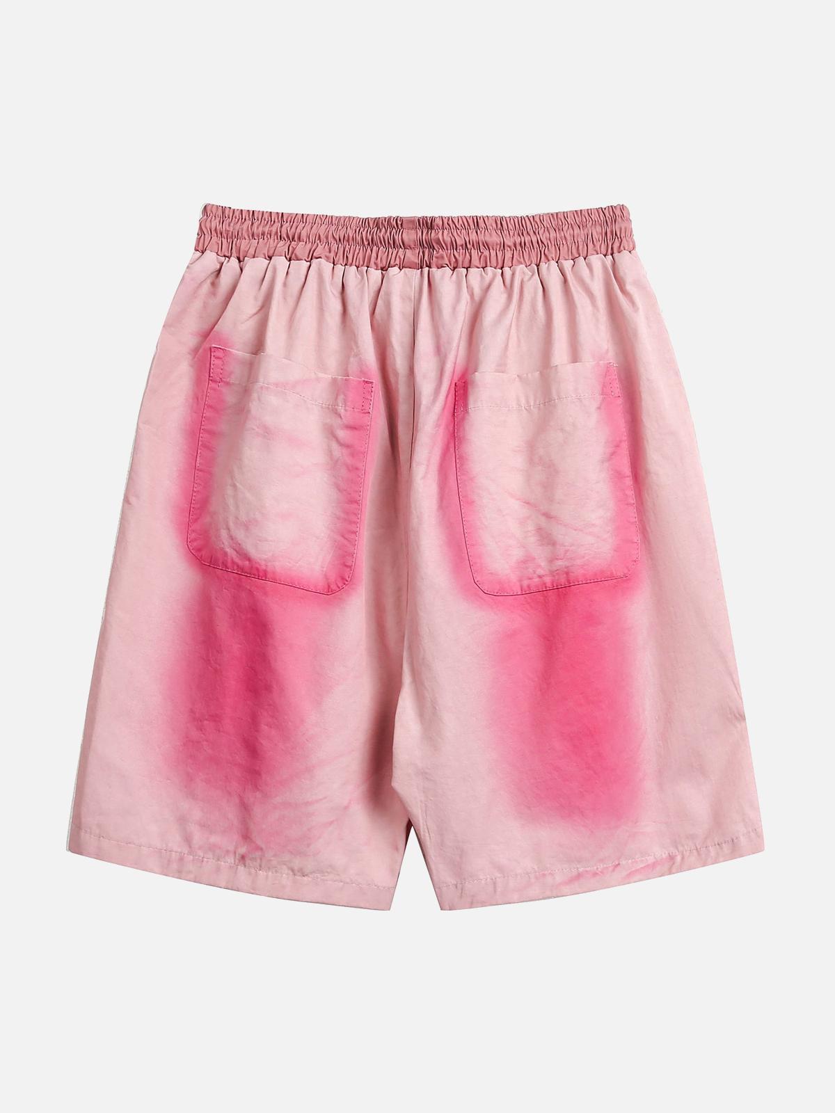 Concert Outfit High Street Spray Paint Casual Shorts Concert Outfit High Street Spray Paint Casual Shorts