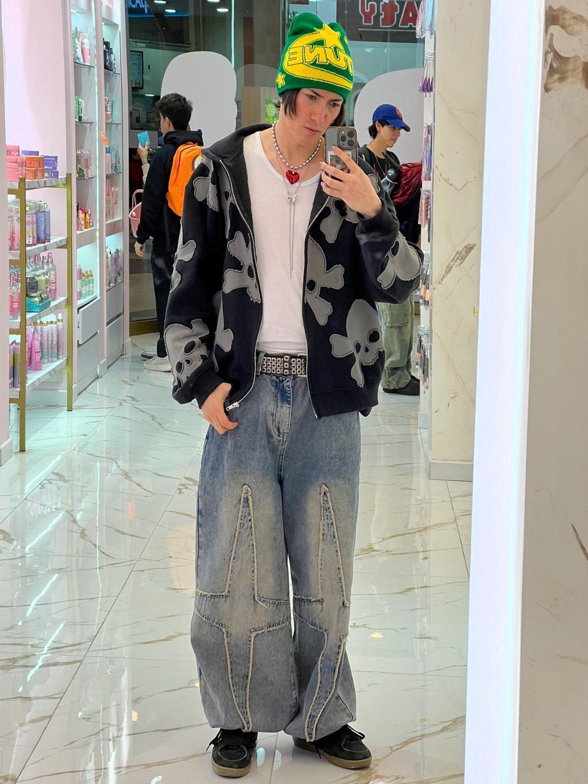 Concert Outfit High Street Star Washed Jeans Concert Outfit High Street Star Washed Jeans