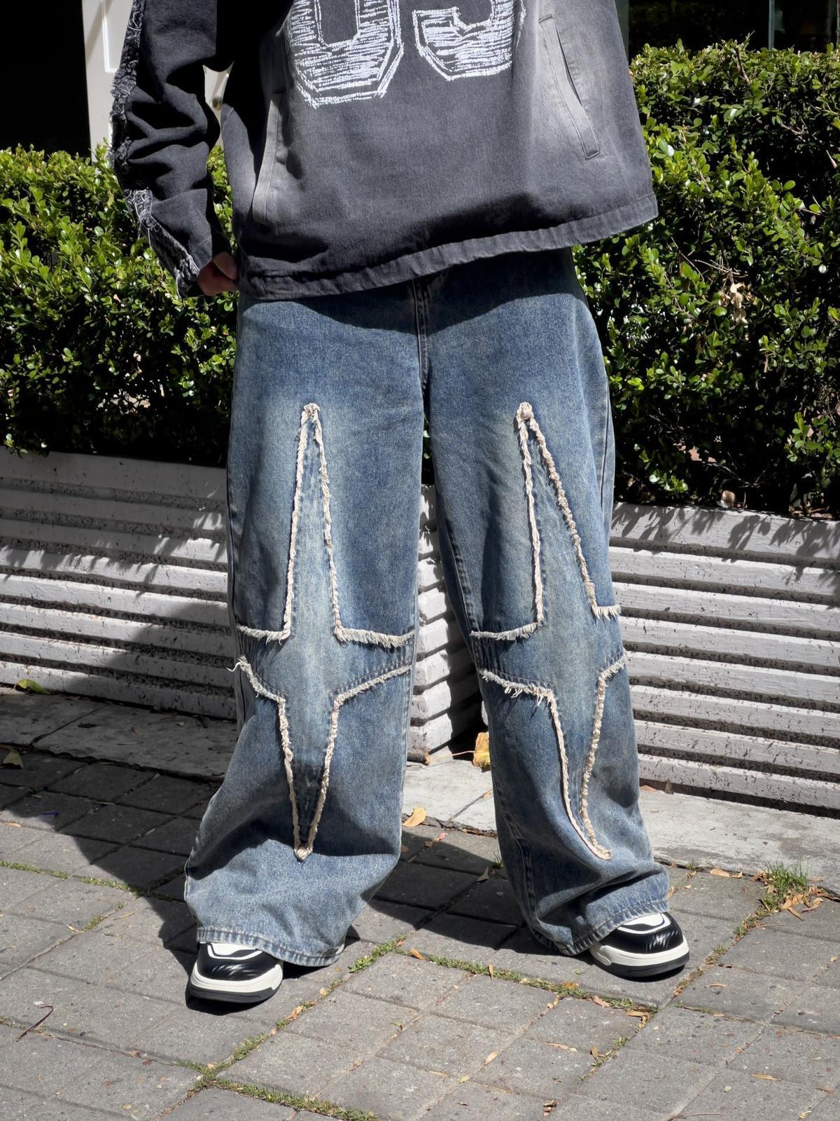 Concert Outfit High Street Star Washed Jeans Concert Outfit High Street Star Washed Jeans