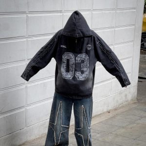 Concert Outfit High Street Star Washed Jeans