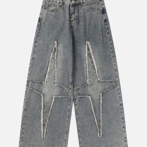 Concert Outfit High Street Star Washed Jeans