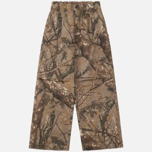 Concert Outfit High Street Trendy Design Printed Casual Pants