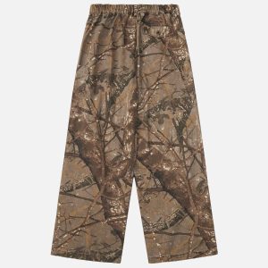 Concert Outfit High Street Trendy Design Printed Casual Pants