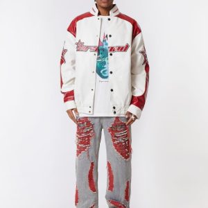 Concert Outfit High Street Versatile Denim Jeans