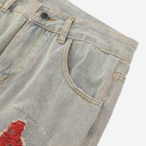 Concert Outfit High Street Versatile Denim Jeans