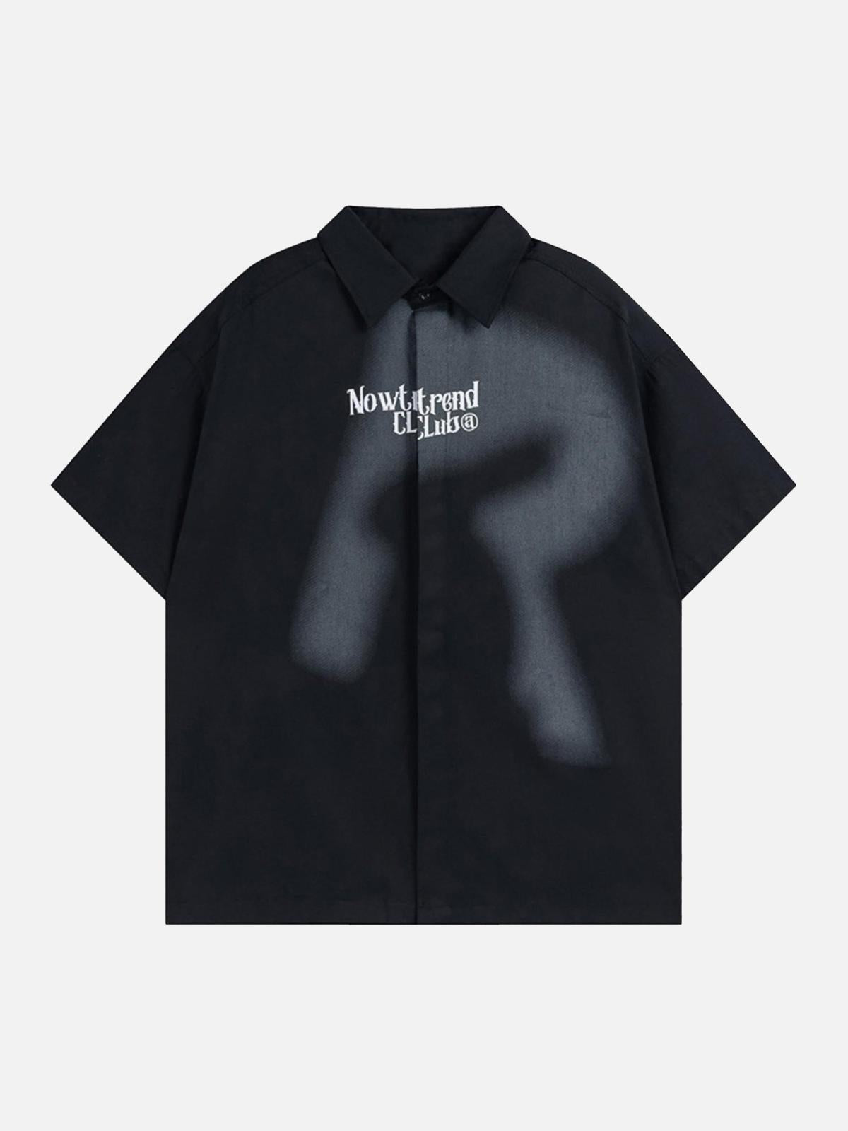 Concert Outfit High Street Versatile Short-Sleeved Shirt Concert Outfit High Street Versatile Short-Sleeved Shirt