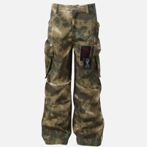 Concert Outfit High Street Vibe Camouflage Overalls