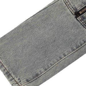 Concert Outfit High Street Washed And Torn Work Pockets Denim Pants