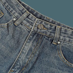 Concert Outfit High Street Washed Distressed Lightning Patch Jeans