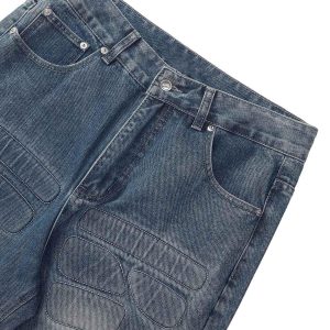 Concert Outfit High Street Washed Ripped Jeans