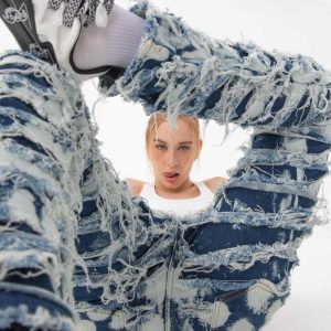 Concert Outfit High Street Washed Slim Fit Jeans