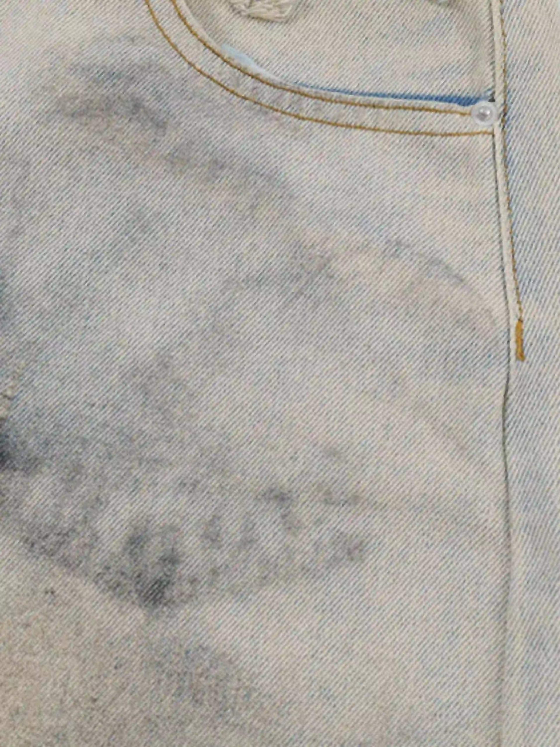 Concert Outfit High Street Yellow Mud Dyed Denim Shorts Concert Outfit High Street Yellow Mud Dyed Denim Shorts