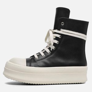 Concert Outfit High-Top Side Zipper Platform Sneakers