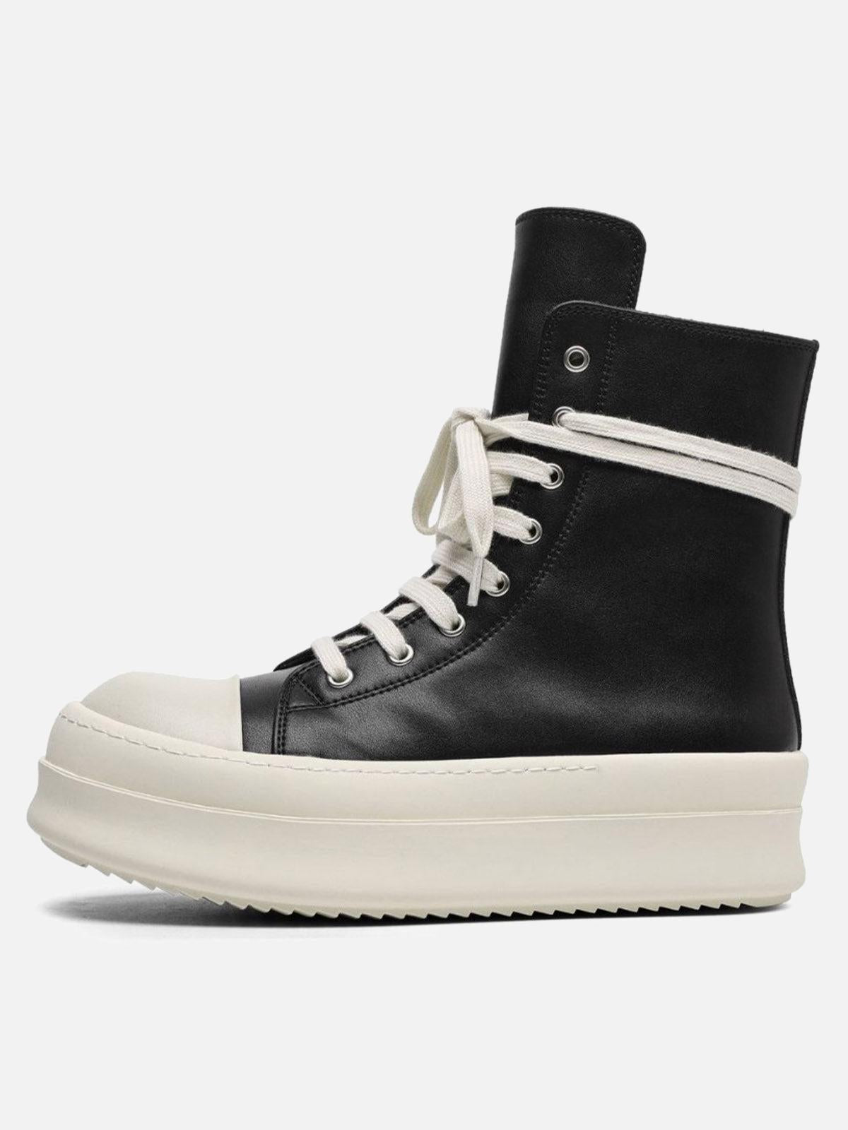 Concert Outfit High-Top Side Zipper Platform Sneakers Concert Outfit High-Top Side Zipper Platform Sneakers