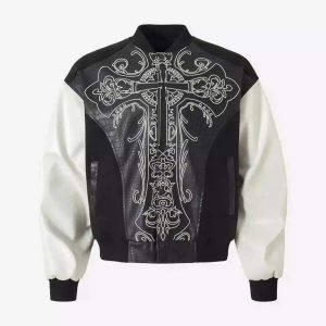 Concert Outfit Hip Hop Gothic Embroidered Baseball Jacket
