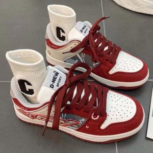 Concert Outfit Hip-Hop Graffiti Board Shoes For Couples