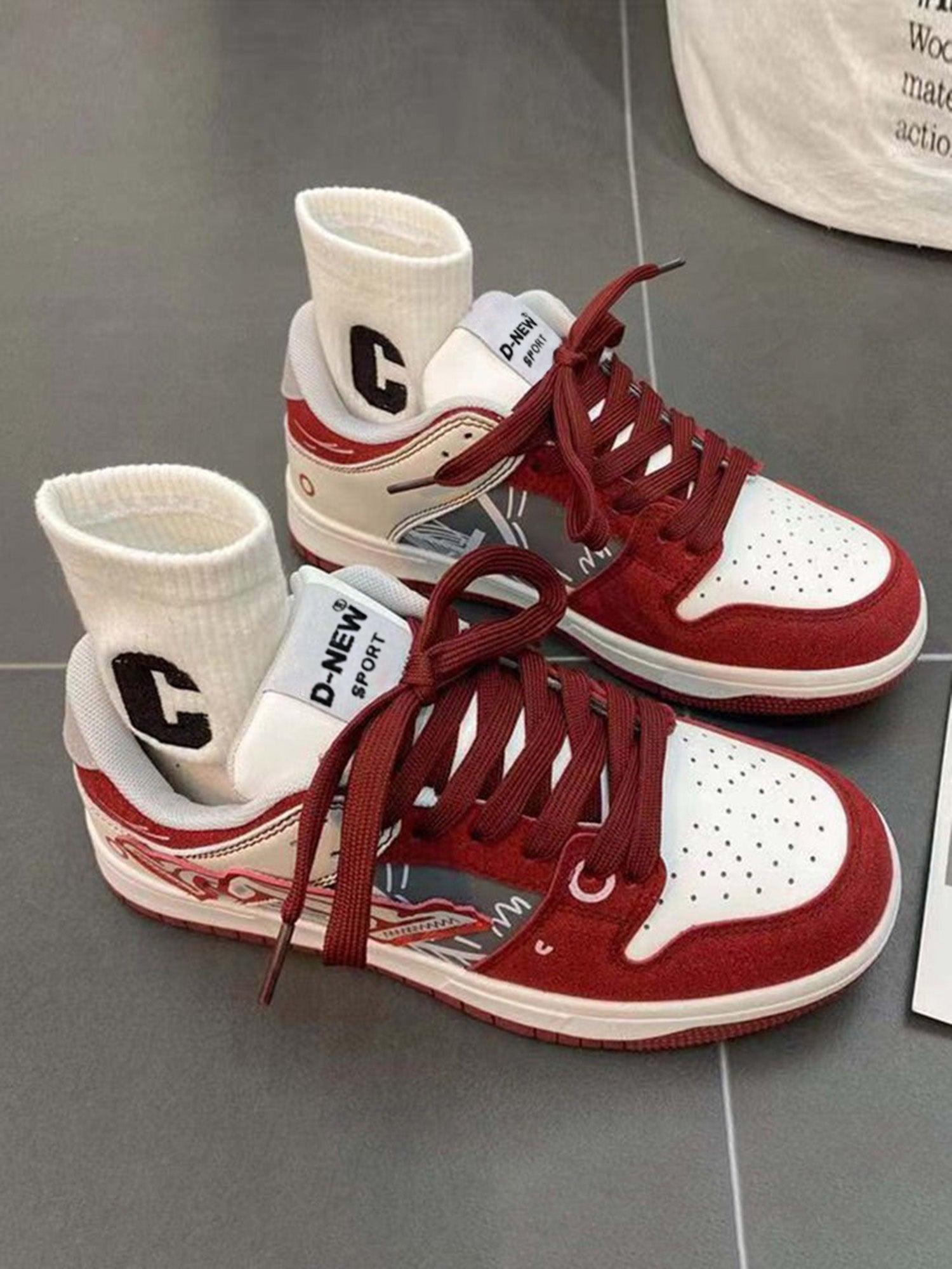 Concert Outfit Hip-Hop Graffiti Board Shoes For Couples Concert Outfit Hip-Hop Graffiti Board Shoes For Couples