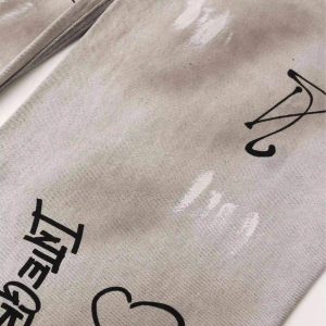 Concert Outfit Hip-Hop Graffiti Distressed Jeans