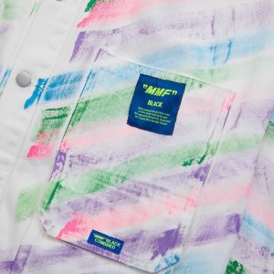 Concert Outfit Hip-Hop Hand-Painted Graffiti Denim Jacket