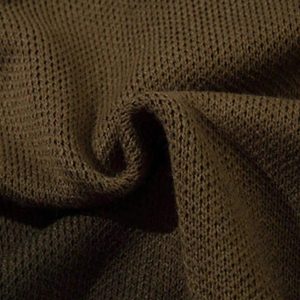 Concert Outfit Hip-Hop Lazy Style Butterfly Jacquard Ripped Sweater