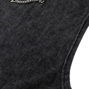 Concert Outfit Hip-Hop Loose Washed Undershirt