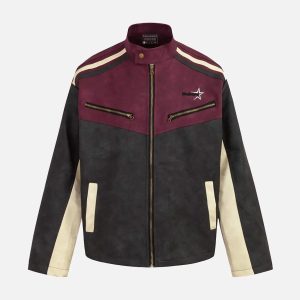 Concert Outfit Hip-Hop Motorcycle Trend Jacket