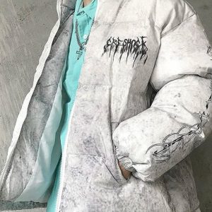 Concert Outfit Hip Hop Oversize Padded Jacket