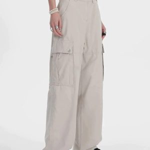 Concert Outfit Hip Hop Straight Cargo Pants