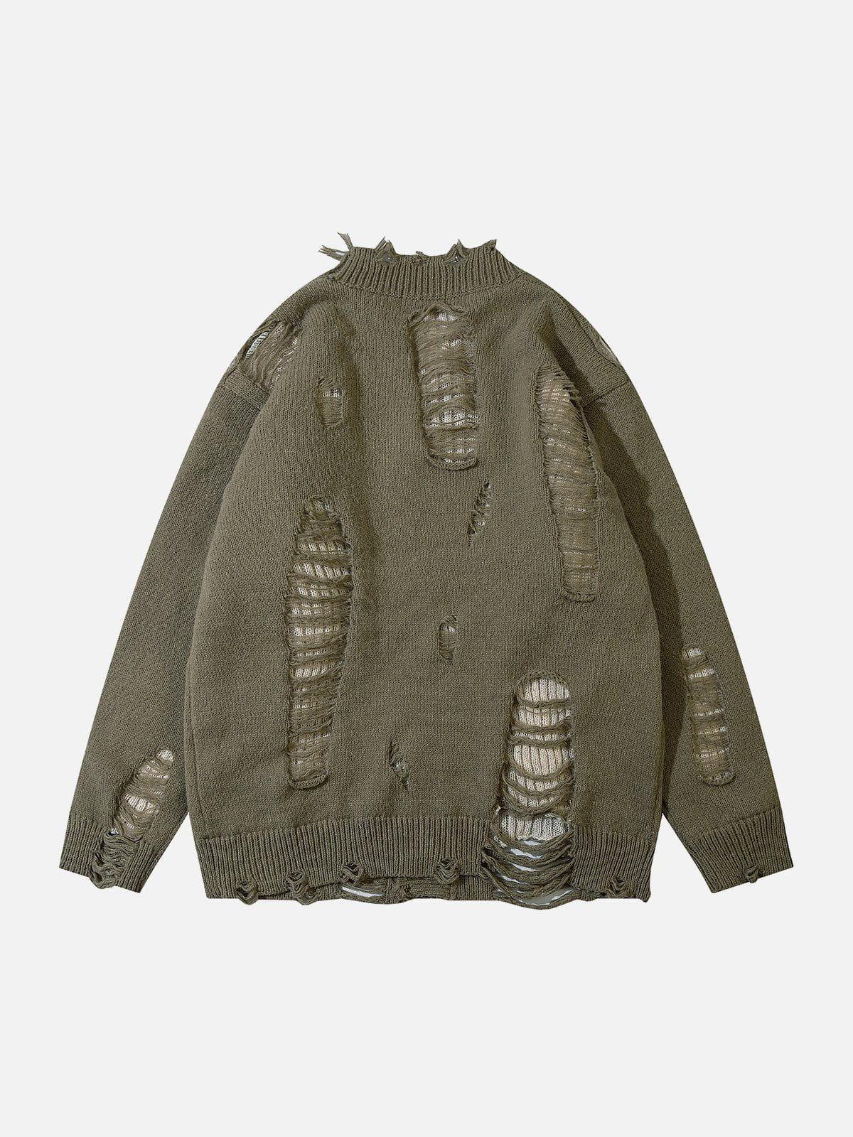 Concert Outfit Hole Fake Two Cardigan Concert Outfit Hole Fake Two Cardigan