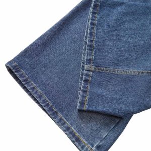 Concert Outfit Homemade Large Pocket Cargo Jeans