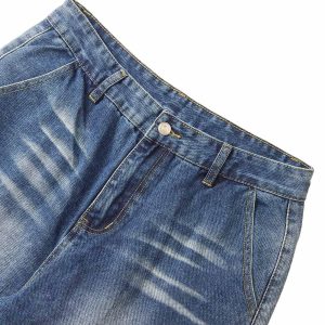 Concert Outfit Homemade Large Pocket Cargo Jeans