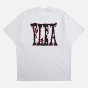 Concert Outfit Ink-Splashed Sun God Worn T-Shirt