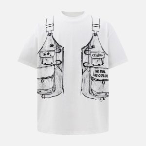 Concert Outfit Jacket Print Graphic T-Shirt