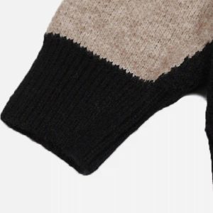 Concert Outfit Jacquard Butterfly Sweater