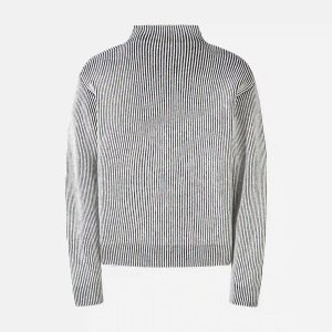 Concert Outfit Jacquard Half Turtleneck Knitted Sweater
