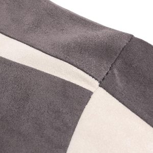 Concert Outfit Jersey Deconstructed Contrast Color Stitching Print T-Shirt