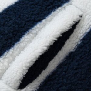 Concert Outfit Jersey Embroidered Cheetah Print Striped Sherpa Jacket